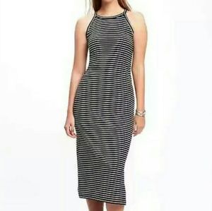 Striped Midi Dress